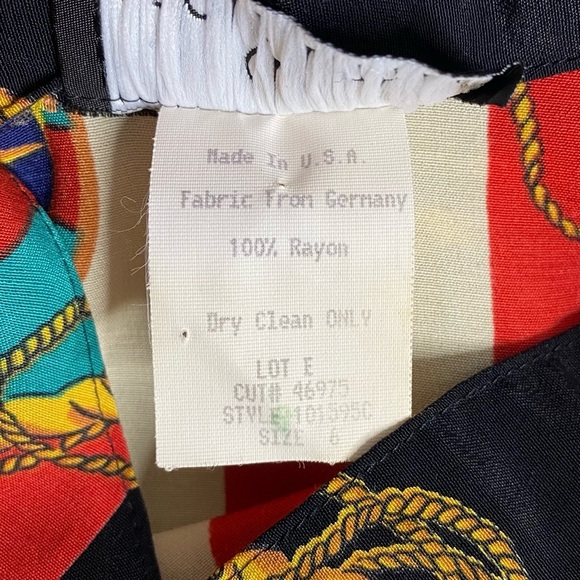 Vintage Carole Little Nautical Tunic Blouse - Picture 11 of 12